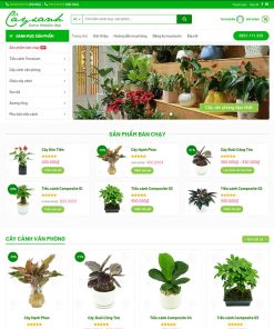 Mẫu web cây xanh 01