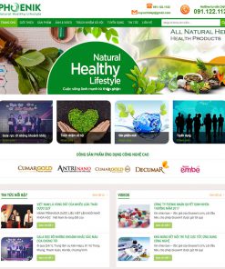 Mẫu web bán dược phẩm