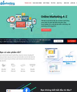 Mẫu website Marketing
