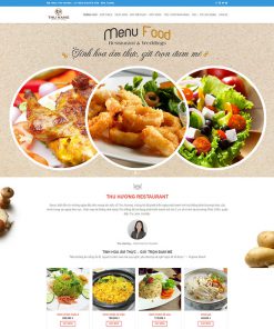 Web nhà hàng 02