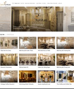 Mẫu web nội thất 03