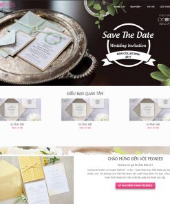 Web bán thiệp cưới
