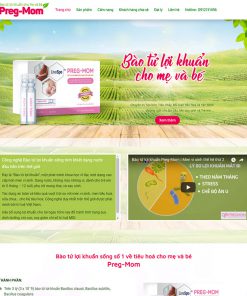 Mẫu Landing Pape thuốc