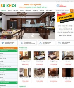 Themes wordpress bán tủ bếp